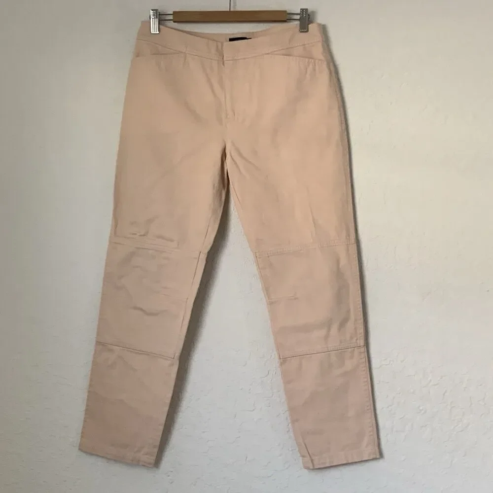 Kate Spade Saturday Pant Women 4 Pastel Pink Peach‎ Pockets Chino Career Office